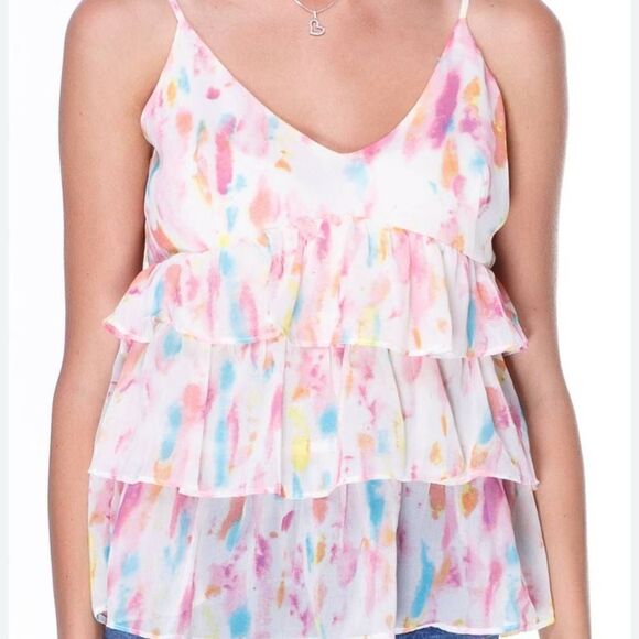 Rory Beca for Forever 21 Tiered Tank Top - Picture 1 of 10
